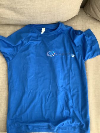 Sports t-shirt, blue, size S
