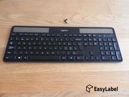 Logitech K750 Solar (DE_CH), Unifying. Lieferung gratis