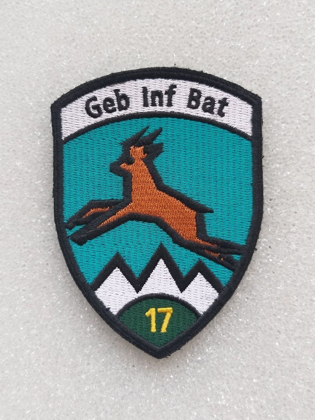 Placchette & Badge: Verbandsabzeichen Geb Inf Bat 17 Kp 1 – Usato da Bauma venduto da SwissMilitaria