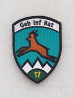 Verbandsabzeichen Geb Inf Bat 17 Kp 1
