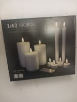 Nordic LED Kerzen Set, 9Stk.inkl.Fernbedienung