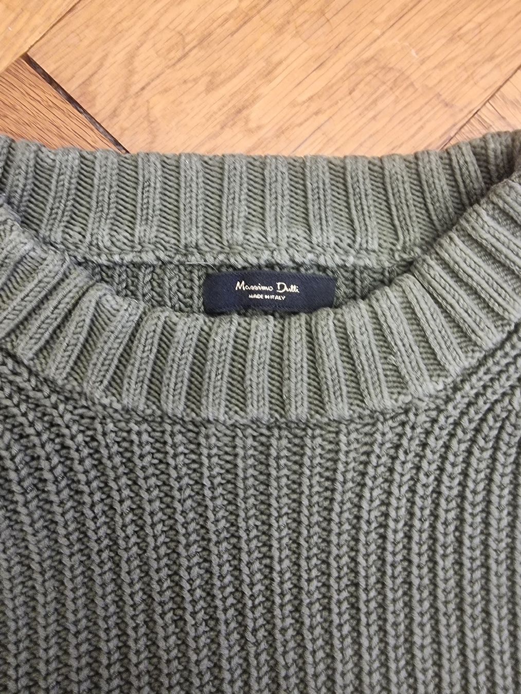 Massimo Dutti Maglioni & Felpe: Massimo Dutti Short Sleeve Purl, mottled dark green, M – Usato da Zürich venduto da chi_9dfb 1