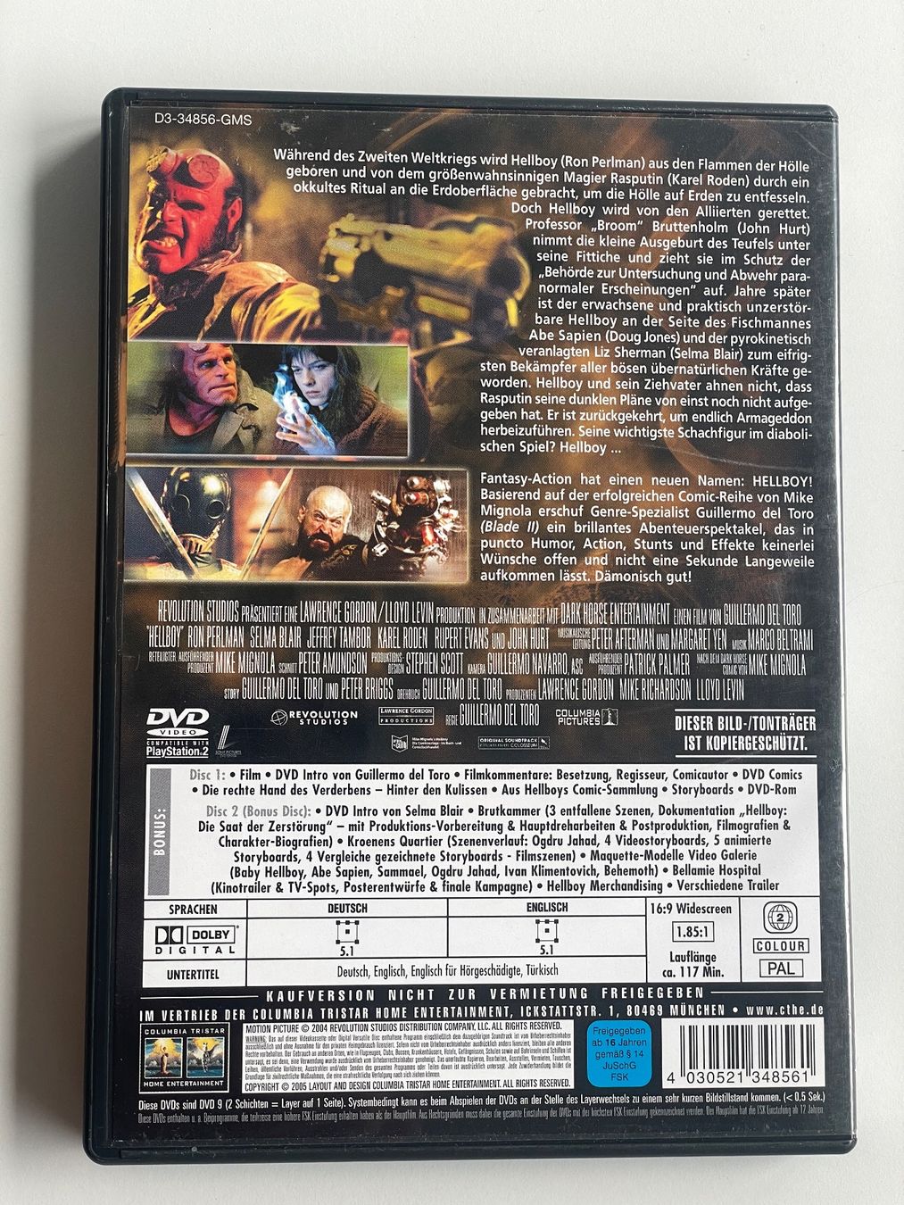 Alle DVDs: Hellboy – Gebraucht aus Muri b. Bern von AdidasCollector 1