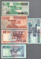 Namibia noten 5 stück