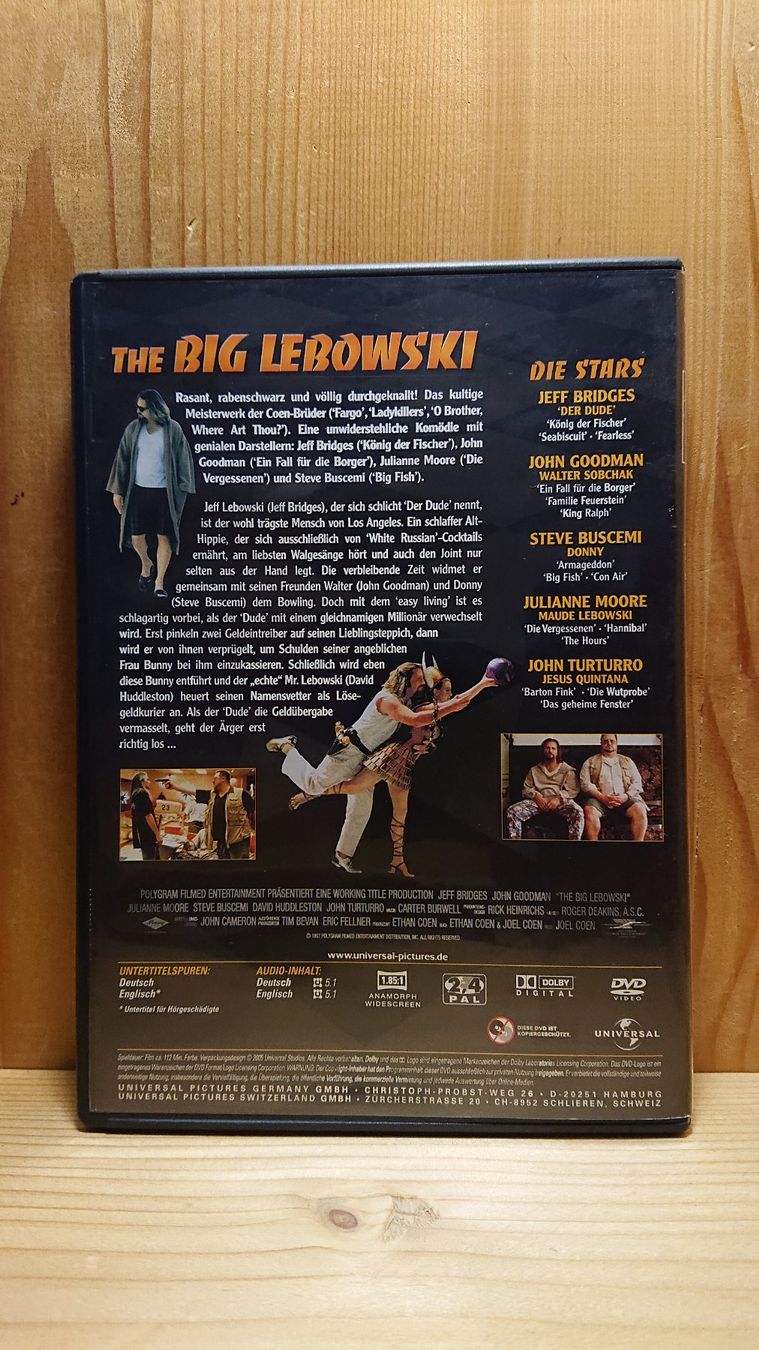 Alle DVDs: THE BIG LEBOWSKI DVD – Gebraucht aus Wilderswil von Exebub 1