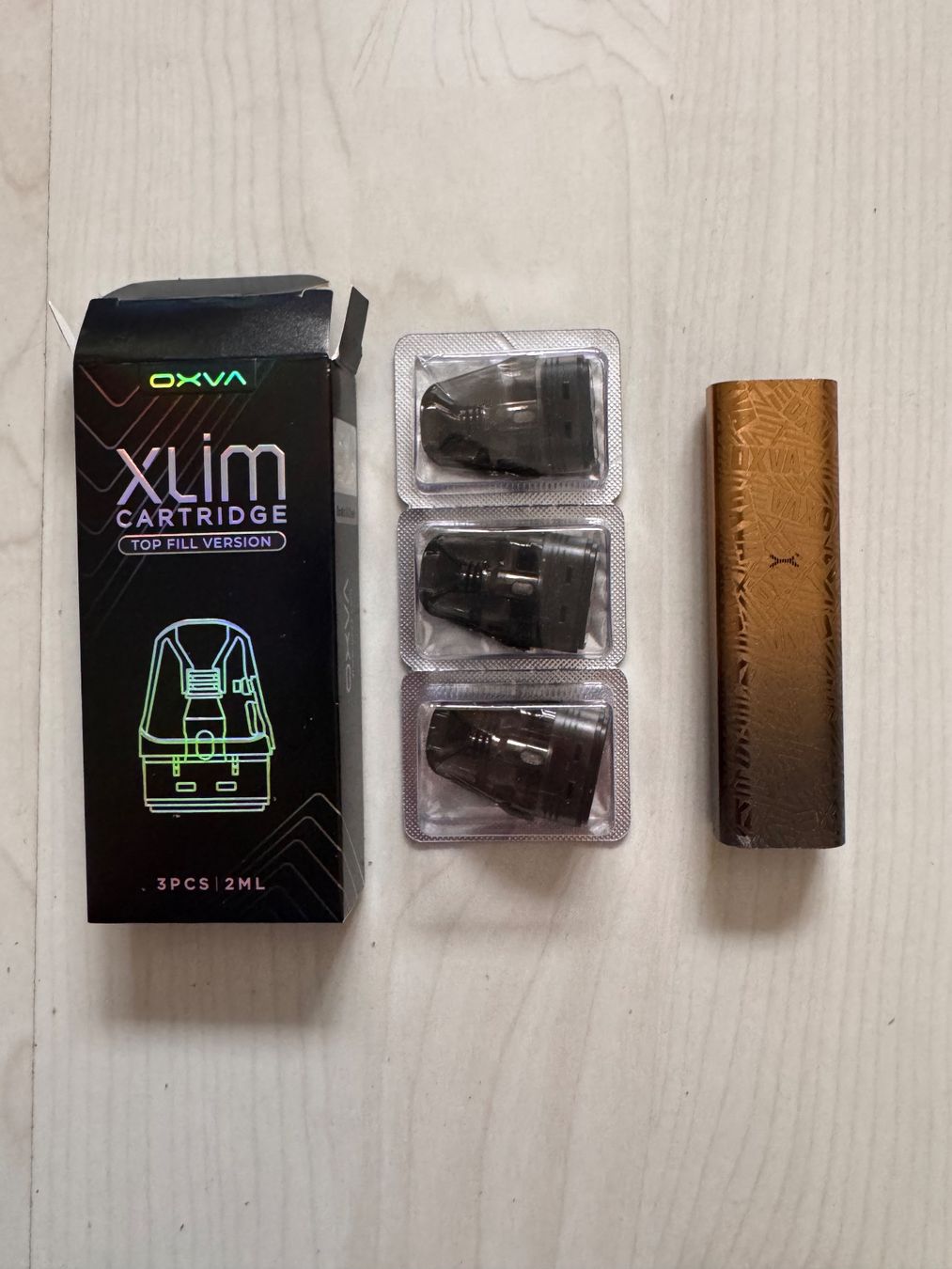 Altri Prodotti per fumatori: OXVA Xlim E-Zigarette mit Ersatz-Cartridges gebraucht – Usato da Gerlafingen venduto da Aebu85