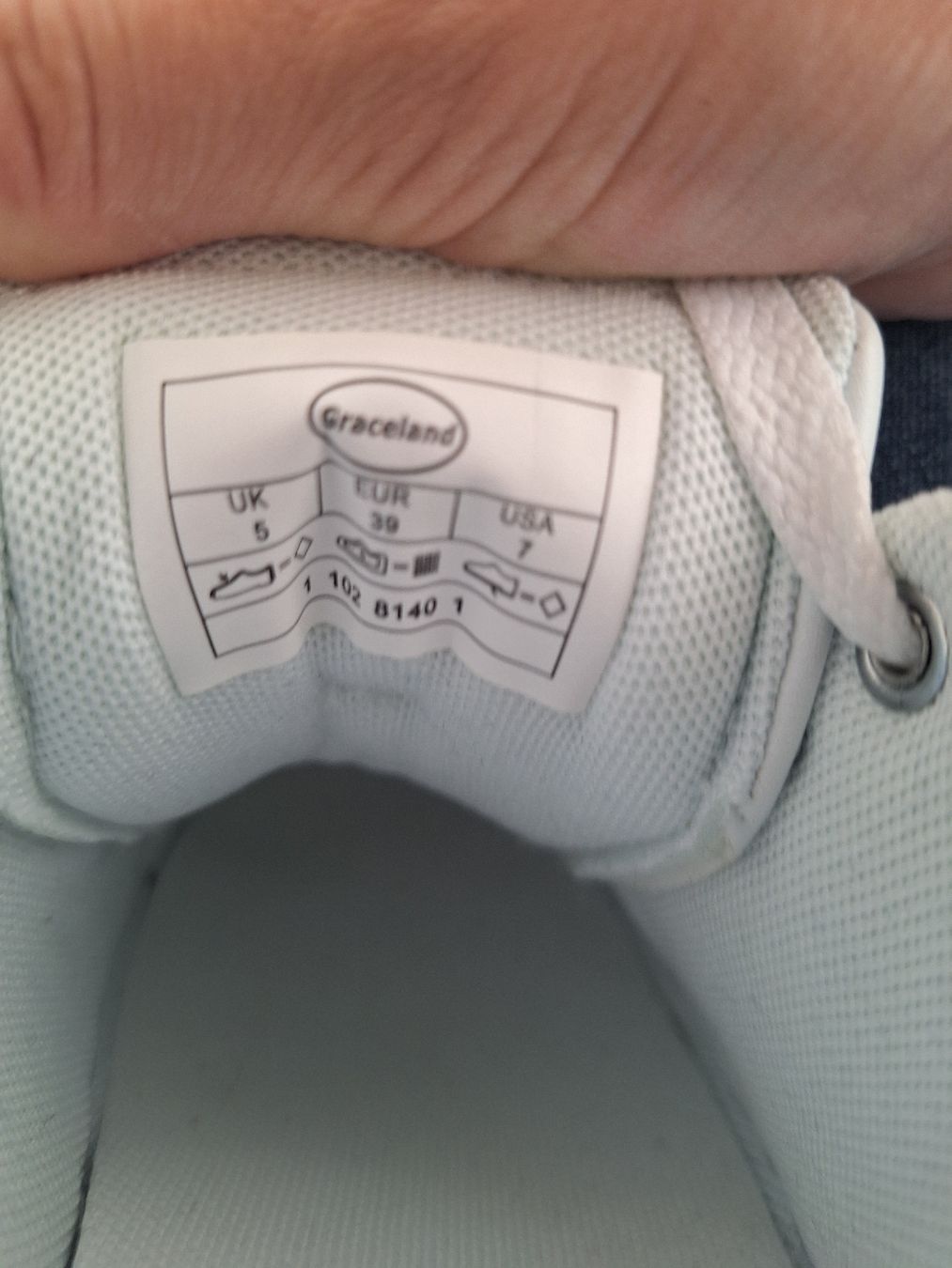 Graceland Damenschuhe: Weisse Frühlings-Sneakers, Grösse 39 – Gebraucht aus Landquart von gra_w9jz 5