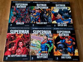 6 x DC COMICS GRAPHIC NOVEL COLLECTION, SUPERMAN, HC, TOP!