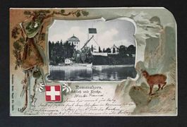 AK Romanshorn Schloss und Kirche Präge AK