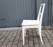 Alter Holzstuhl Beizenstuhl Biedermeier Antik Shabby chic