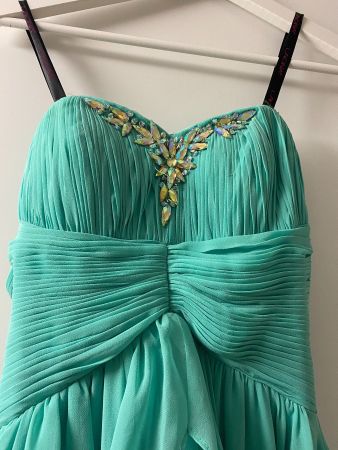 Kurzes Kleid Laona türkis/grün Gr. 34