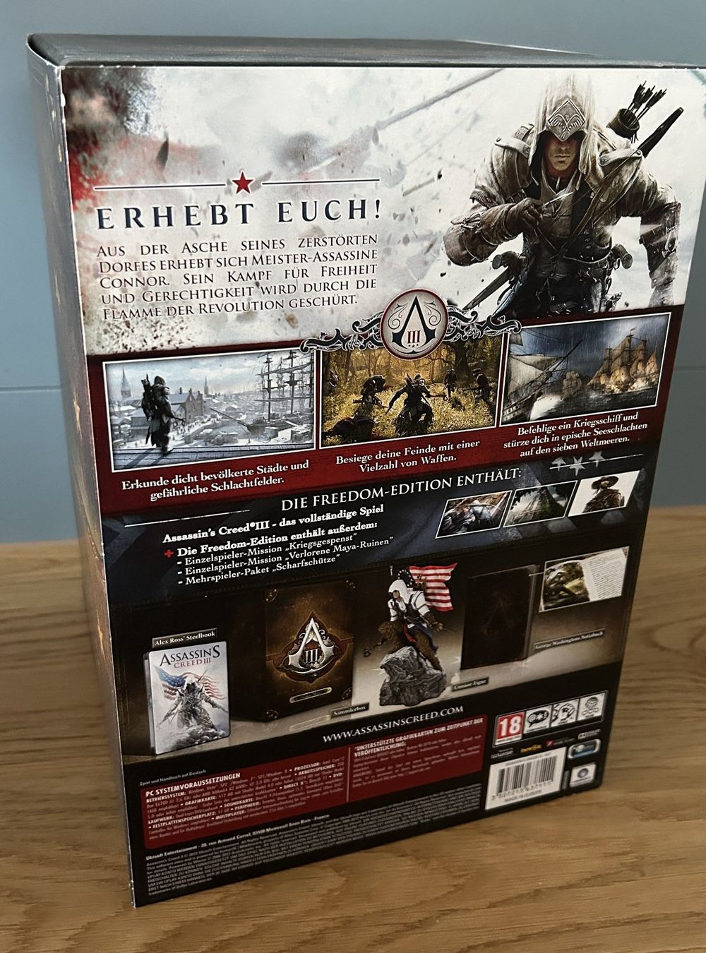 Giochi: Assassins Creed 3 III - Freedom Edition PC – Usato da Liebefeld venduto da Eaglewings5 1