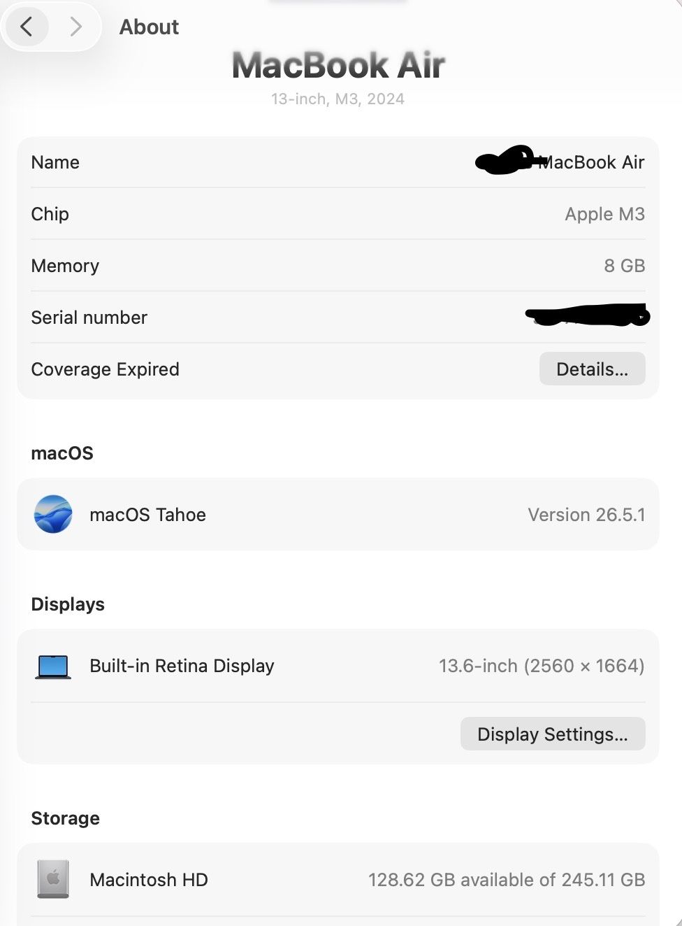 Apple Portables: Macbook air M3 – D'occasion à Uerikon par Petersli 2