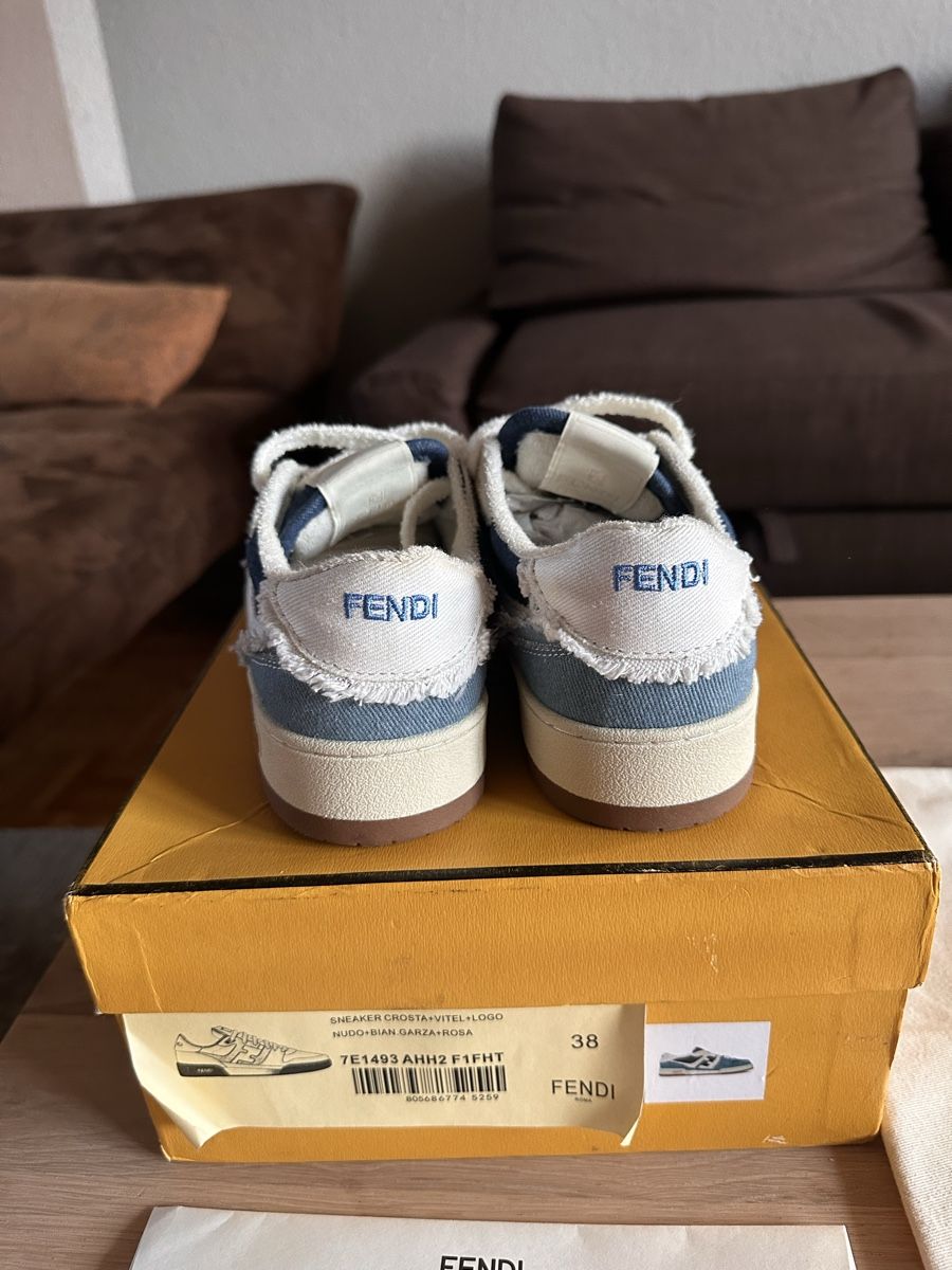 Fendi Chaussures femmes: Fendi Crosta Denim Sneaker Gr. 38 inkl. Box – Neuf avec emballage d'origine à Winterthur par whatdreamz 4