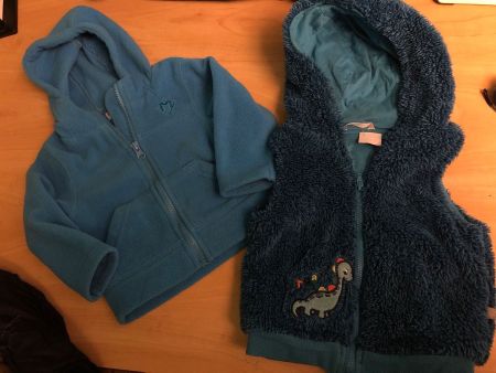 Faserpelzjäckli+Gilet Gr.74