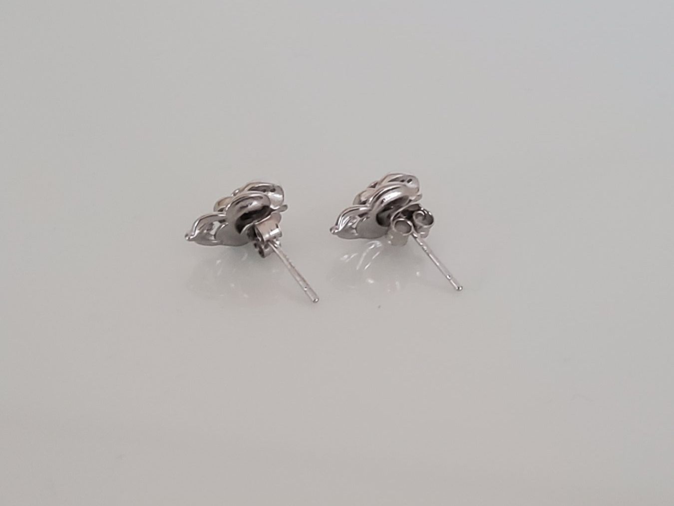 Orecchini pendenti & Orecchini a lobo: Ohrstecker im Rosendesign in Sterlingsilber – Nuovo (secondo la descrizione) da Luzern venduto da S.Kern01 3