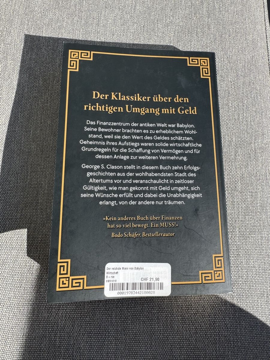 Libri: Buch - Der reichste Mann von Babylon – Usato da Frutigen venduto da _.Anja.B._ 1