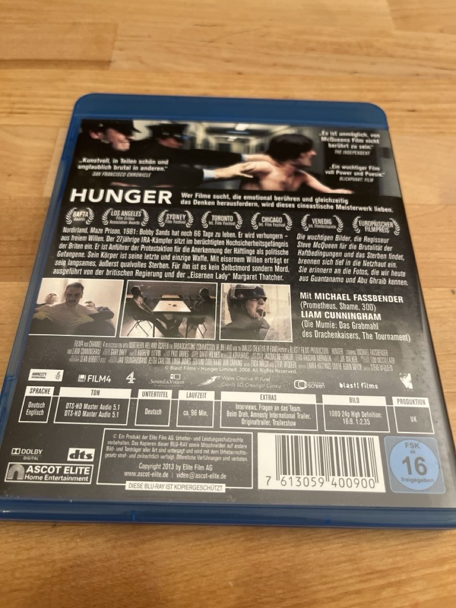 Tous les DVDs: Blu-ray Hunger  – D'occasion à Sargans par pat_lqj7 1