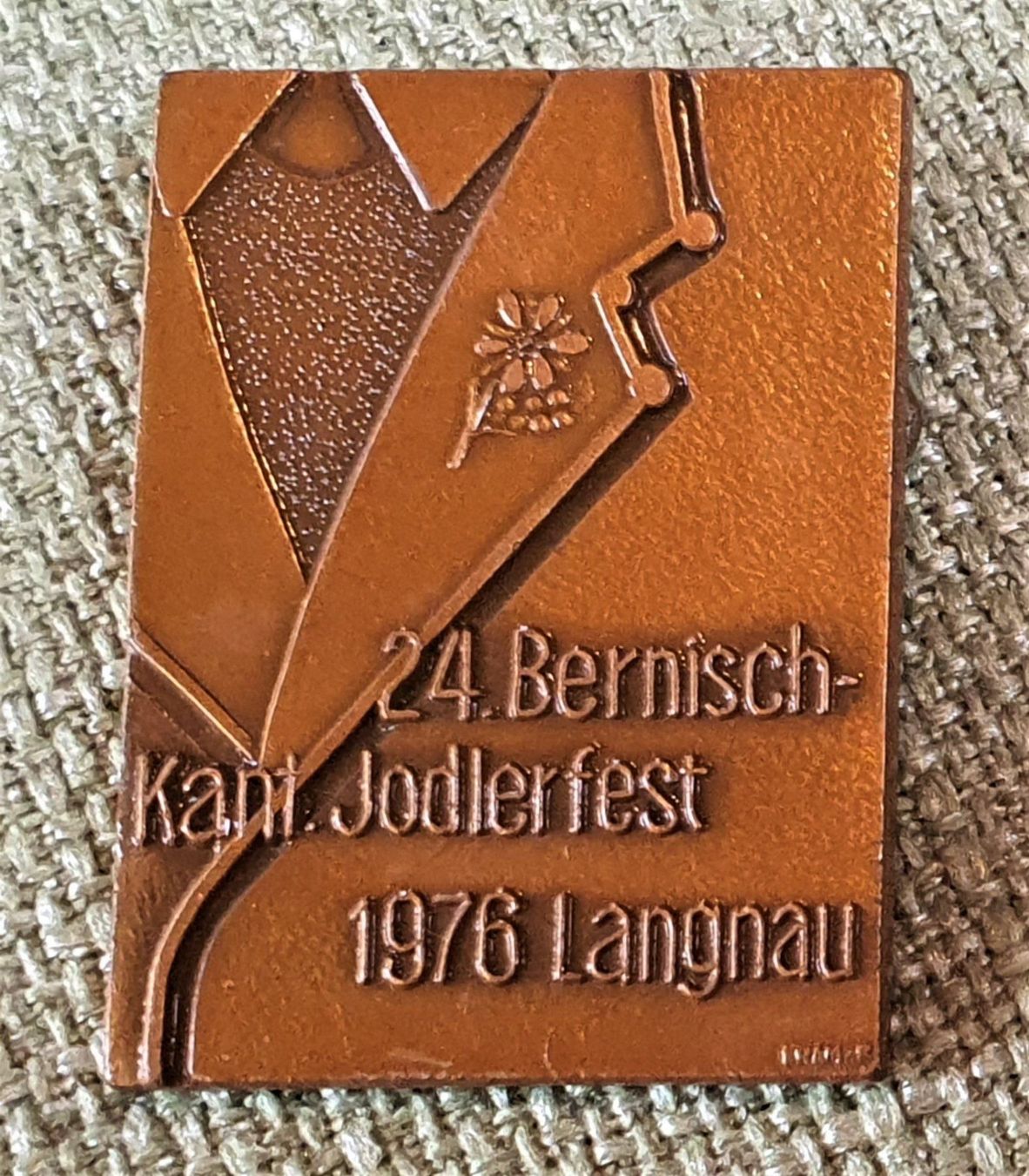 Coperchi dei cremini per caffè: D339 - Jodlerfest Bern Langnau 1976 – Usato da Reinach BL venduto da Boston-Verkauf