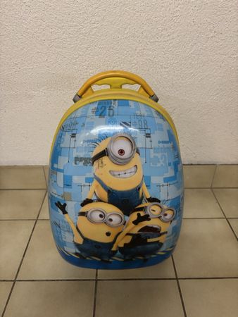 Valise enfant Minions avec roulettes 50cm