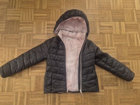 Steppjacke von H&M mit Kapuze, Grösse 134
