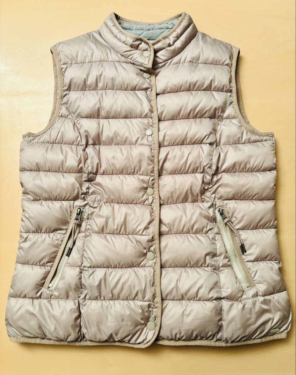 Tom Tailor Gilet & Giacche senza maniche: Steppweste Tom Tailor beige Grösse XL  – Usato da Ennetbürgen venduto da Evelyne_G