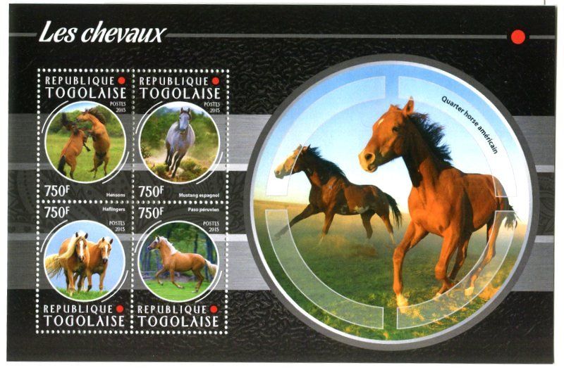 Tous les timbres: Block "Pferde". Togo – Neuf avec emballage d'origine à Basel par Butsch5
