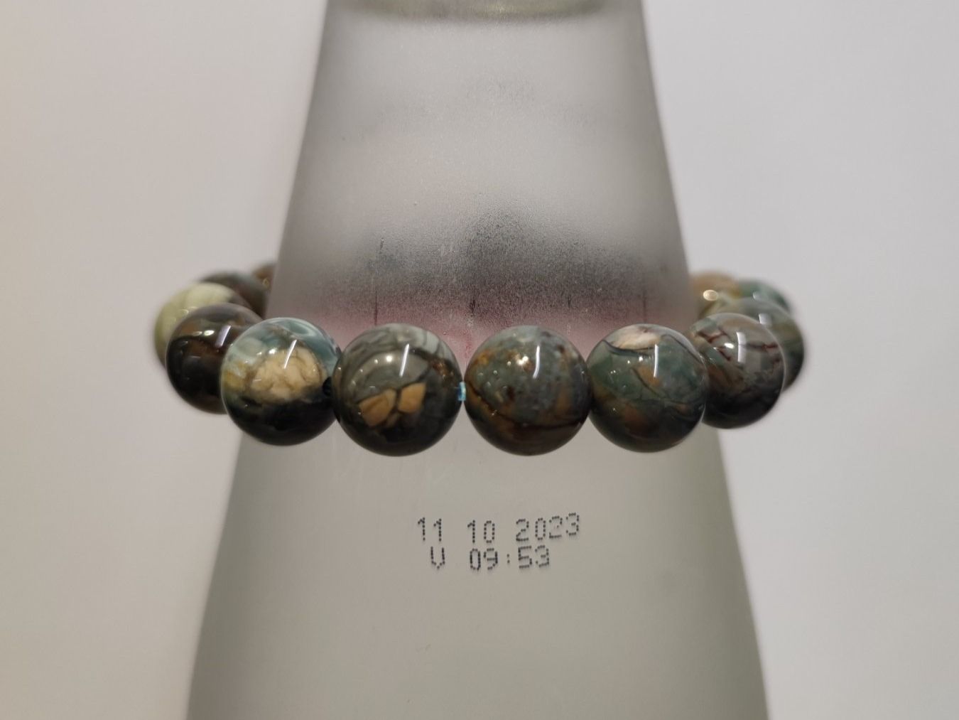 Bracciali & Braccialetti: Alashan Agate bracelet 10mm – Nuovo (secondo la descrizione) da Sursee venduto da Re.joy 3