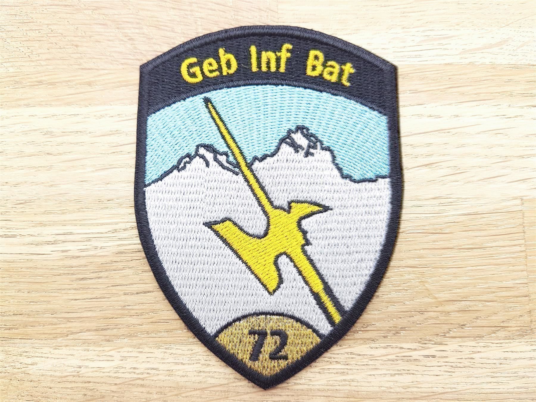 Placchette & Badge: Badge Geb Inf Bat 72 gold – Nuovo (secondo la descrizione) da Erlinsbach venduto da S700
