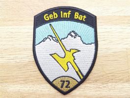 Badge Geb Inf Bat 72 gold