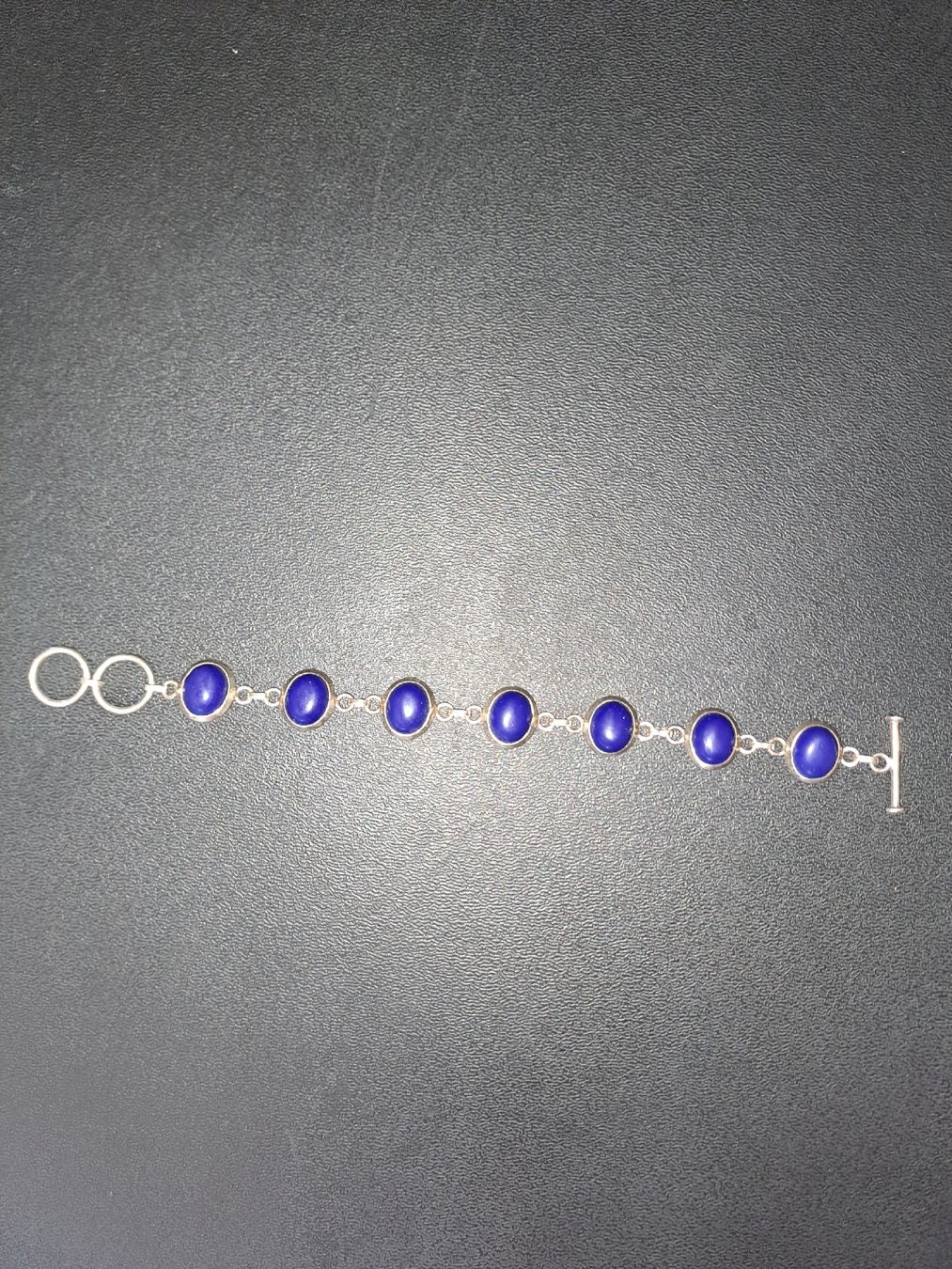Armbänder & -reifen: Lapislazuli Silberarmband, 925 – Neu (gemäss Beschreibung) aus Belp von bea_2752 1