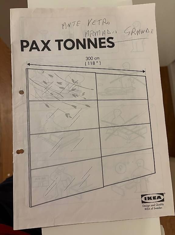 Armadi: Ante Ikea Pax Tonnes – Usato da Agno venduto da riz_cl9s 1