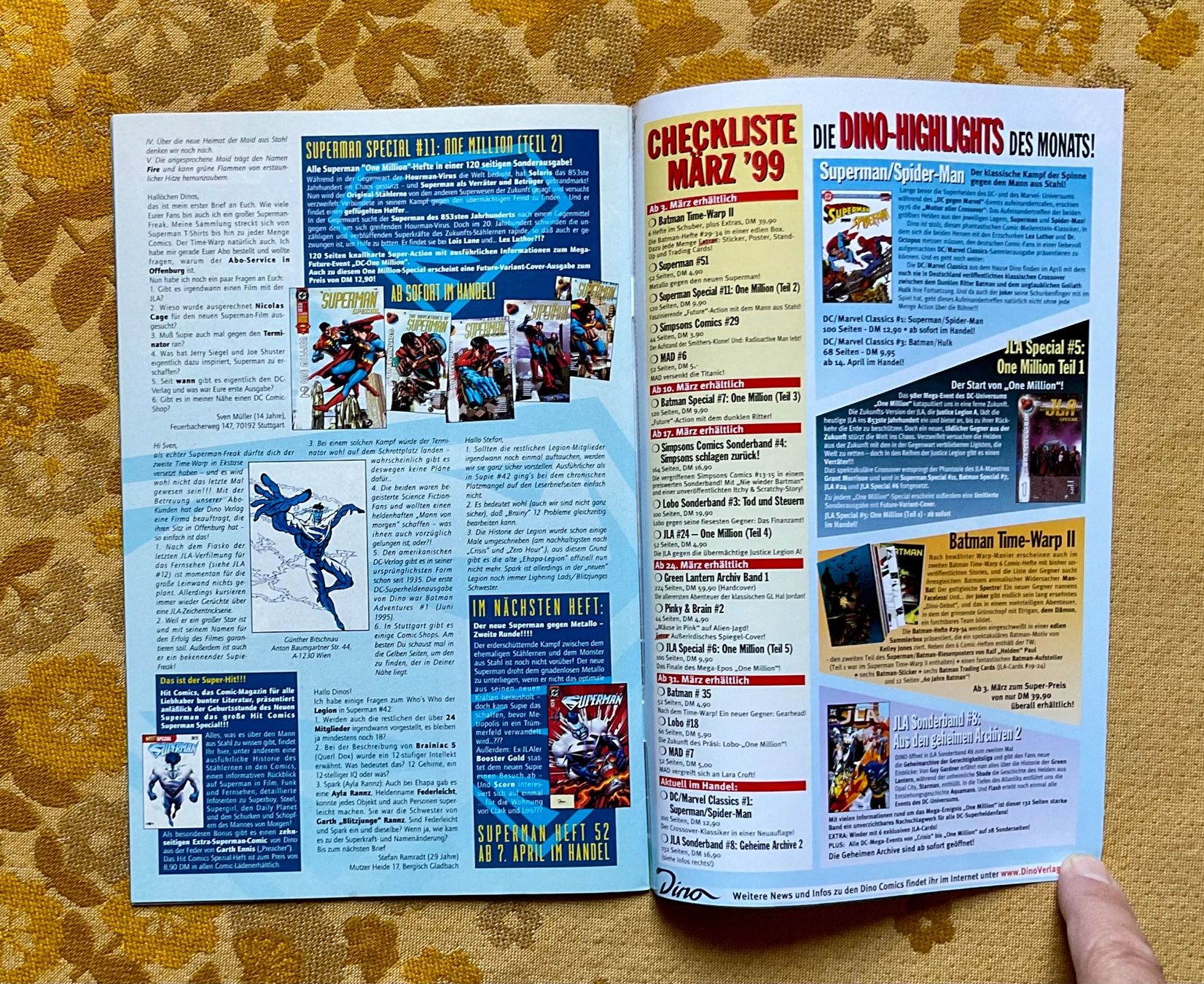 Comics: Superman Heft Nr 51 von 1999 – Gebraucht aus Endingen von nathan05 8