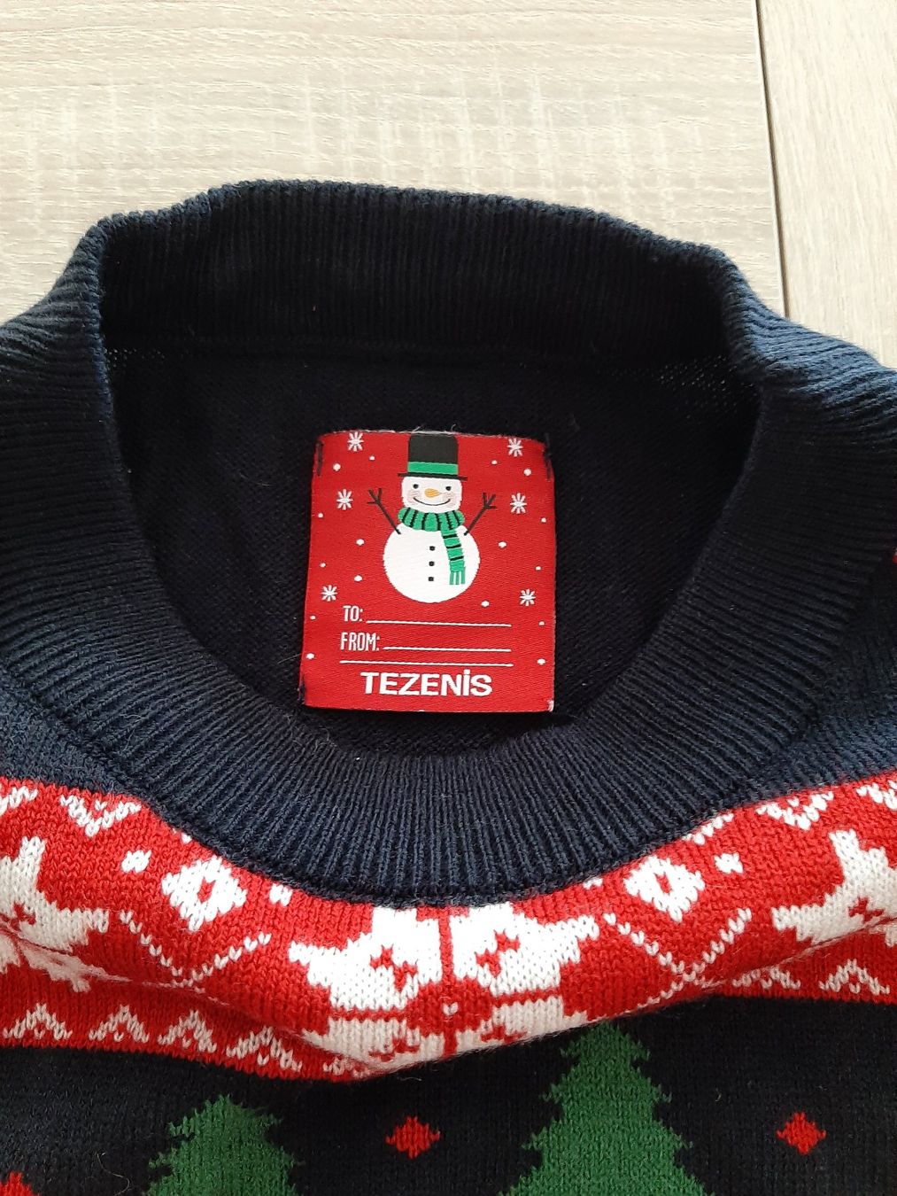 Tezenis Maglioni & Felpe: Origineller Weihnachtspullover Gr. L – Usato da Menziken venduto da Rien1 2
