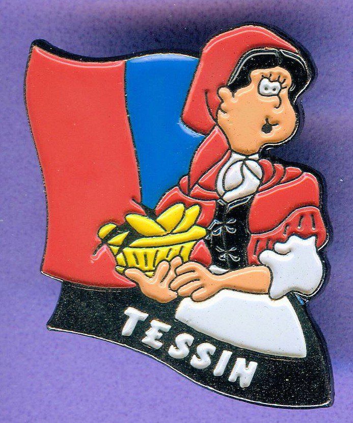 Placchette & Badge: Wappen & Tracht   TESSIN – Usato da Winterthur venduto da Sammleroase