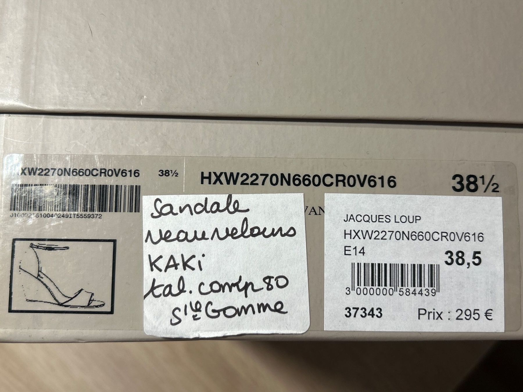 Hogan Scarpe da donna: Sandalen olive mit Keilabsatz von Hogan – Usato da Brunnen venduto da Nala2929 8
