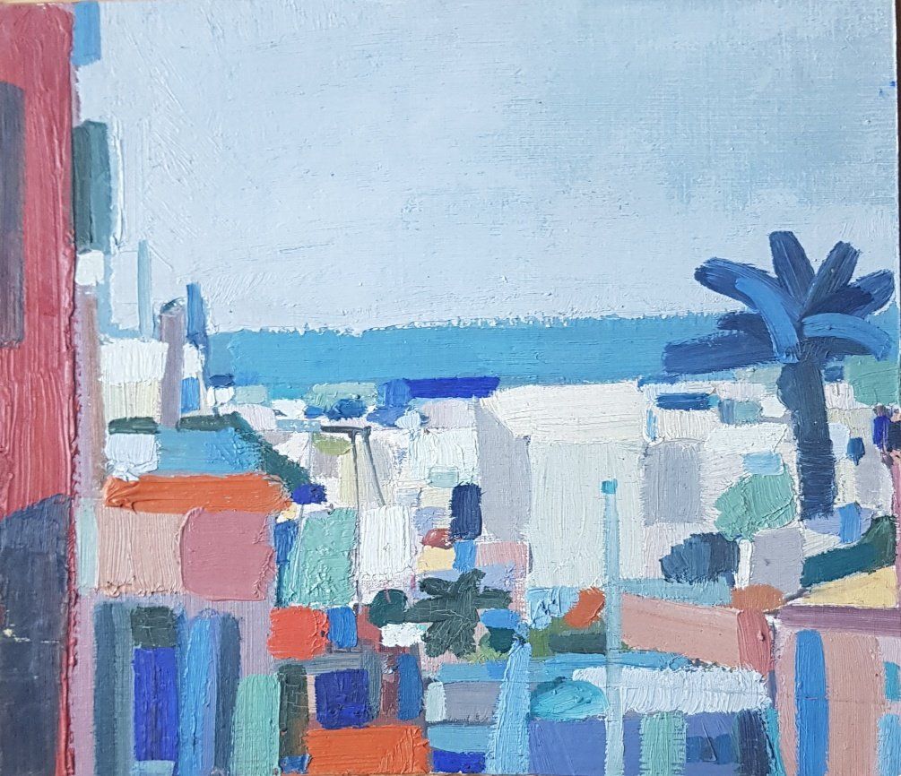 Dipinti: Catania 1958 - Christoph Jeker   - Schweizer Kunst – Usato da Horw venduto da Kunstreich7 3