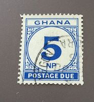 Ghana postage due briefmarke
