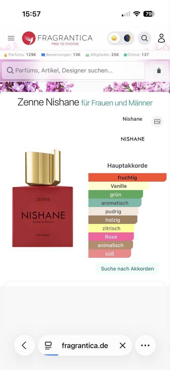 Nishane Profumi & Eau de Toilette: Nishane Zenne Extrait, 2 ml – Usato da Sursee venduto da nst_czk2 1