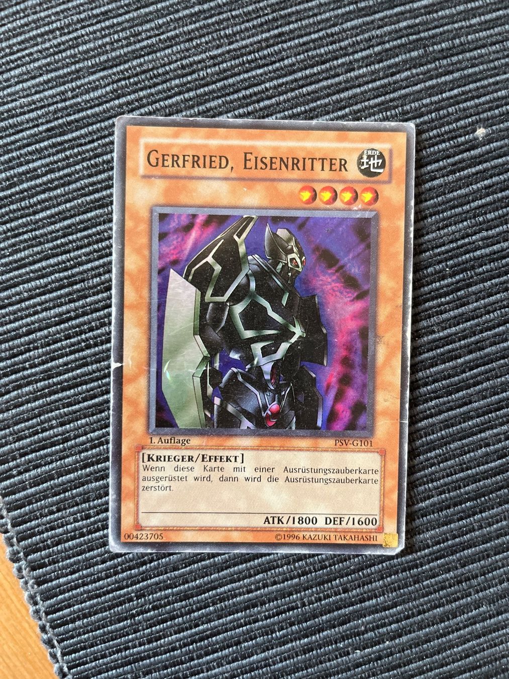Yugioh Sammelbilder & Trading cards: Yugioh Gerfried Eisenritter Rare PSV 2004 1.Edition – Neu und originalverpackt aus Wabern von Collectfun