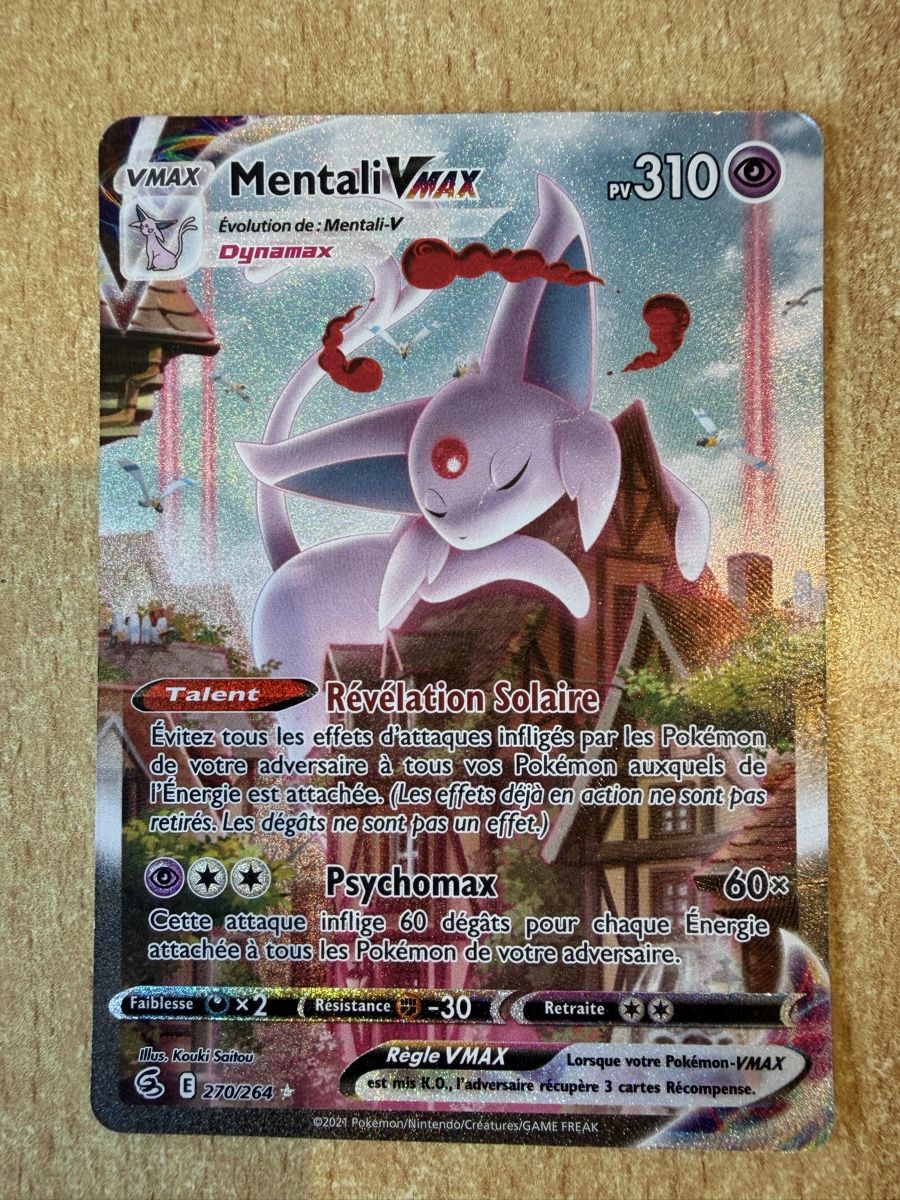 Pokémon Carte collezionabili: Carte Pokémon Mentali VMAX – Nuovo (secondo la descrizione) da Le Lieu venduto da mlm_wt5v