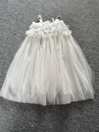 Magnifique robe Repetto blanche, tulle, été, 6 ans, 114 cm