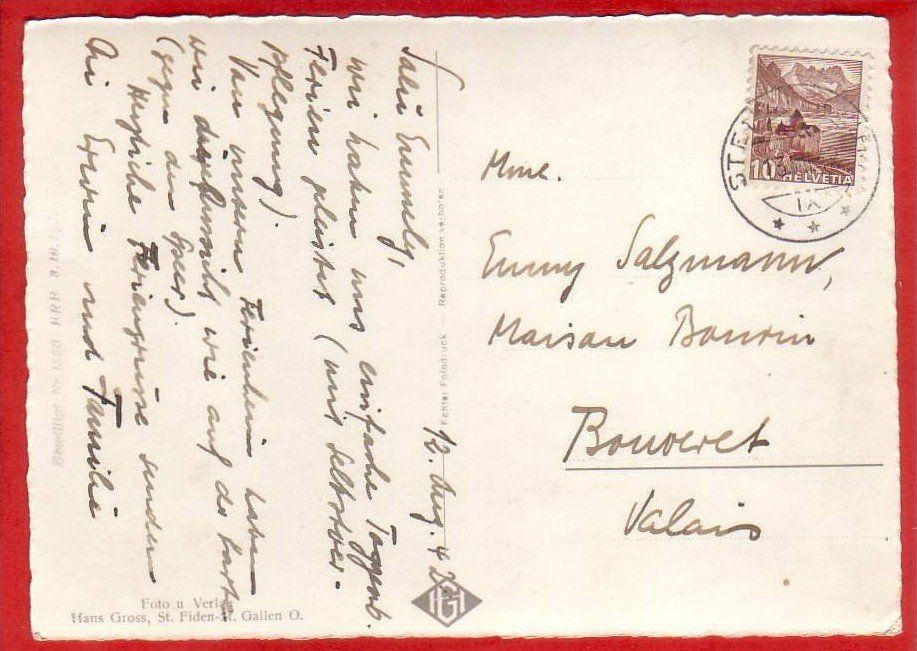 Cartoline postali: STEIN, OBERTOGGENBURG, GROSSFORMAT – Usato da Grüningen venduto da Kartenlaube 1
