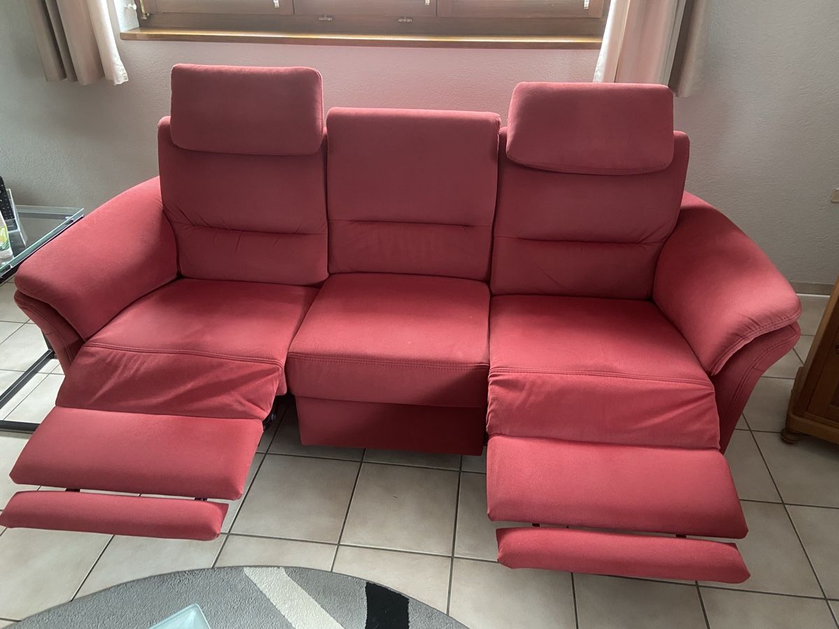 Divani:  3er sofa mit elektrischer Relaxfunktion – Usato da Müswangen venduto da cju_rhd9