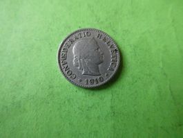 Schweiz 1910, 5 Rappen