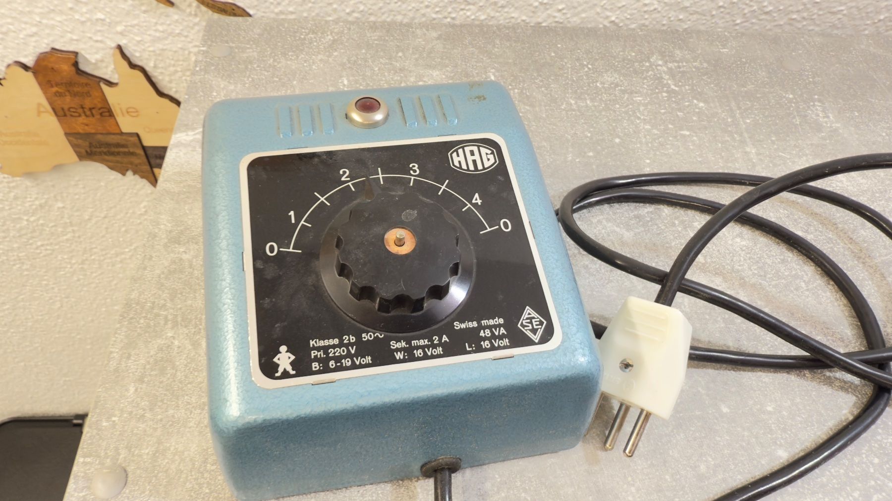 Hag Modelleisenbahnen: HAG Transformator 48VA Metall CH - Stecker Swiss Made – Gebraucht aus Schlieren von rat_lq6b 1