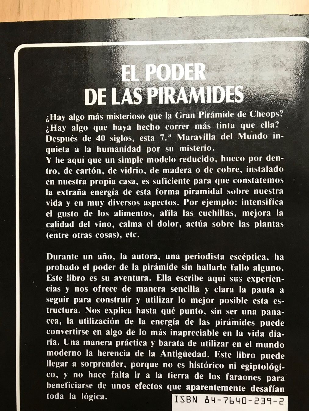 Libri: (KOPIE) El poder de las Piramides – Nuovo (secondo la descrizione) da Fulenbach venduto da Artista 1