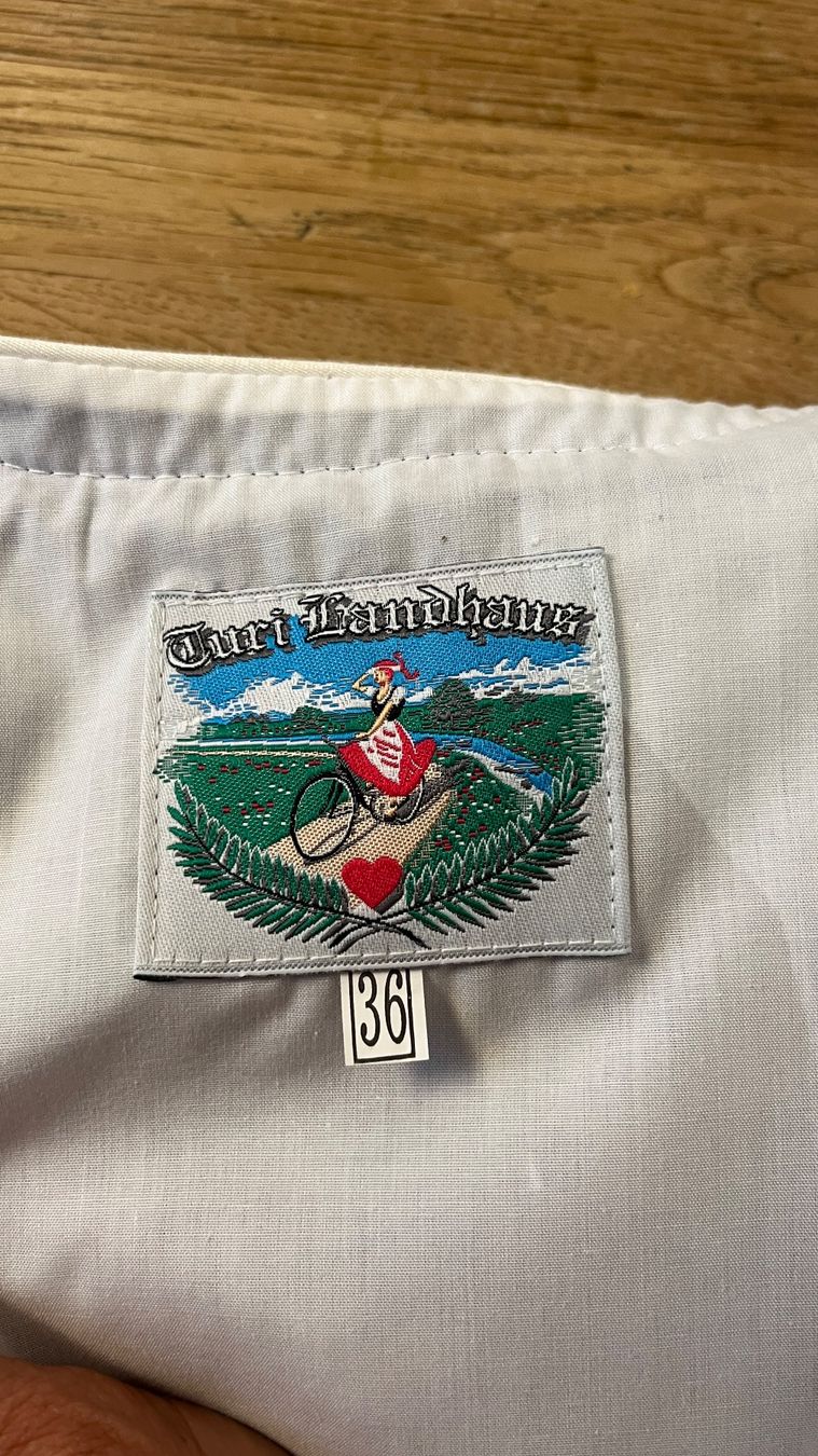 Kleider: Schönes Dirndl, blau/weiss, Grösse 36 – Gebraucht aus Sempach von frozendad 3