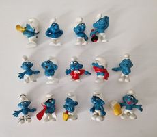 14 alte Peyo Schlümpfe
