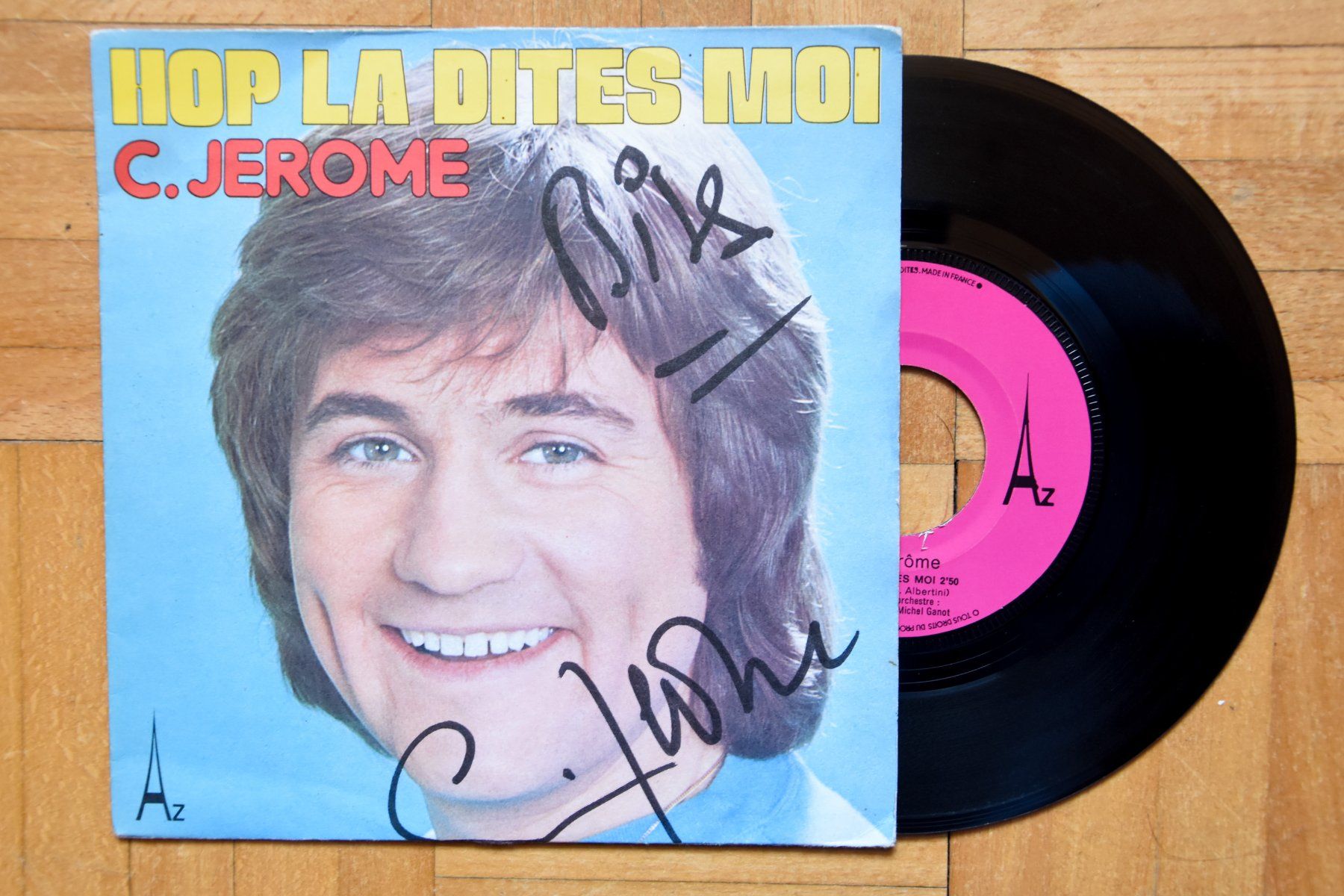Autogramme: C. Jérôme - Lot Disques dédicacés – Gebraucht aus Belmont-sur-Yverdon von ag97 5